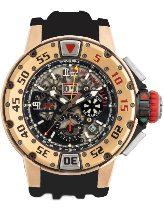 Richard Mille RM-32 AJ RG Flyback Chronograph Diver Men's Watch