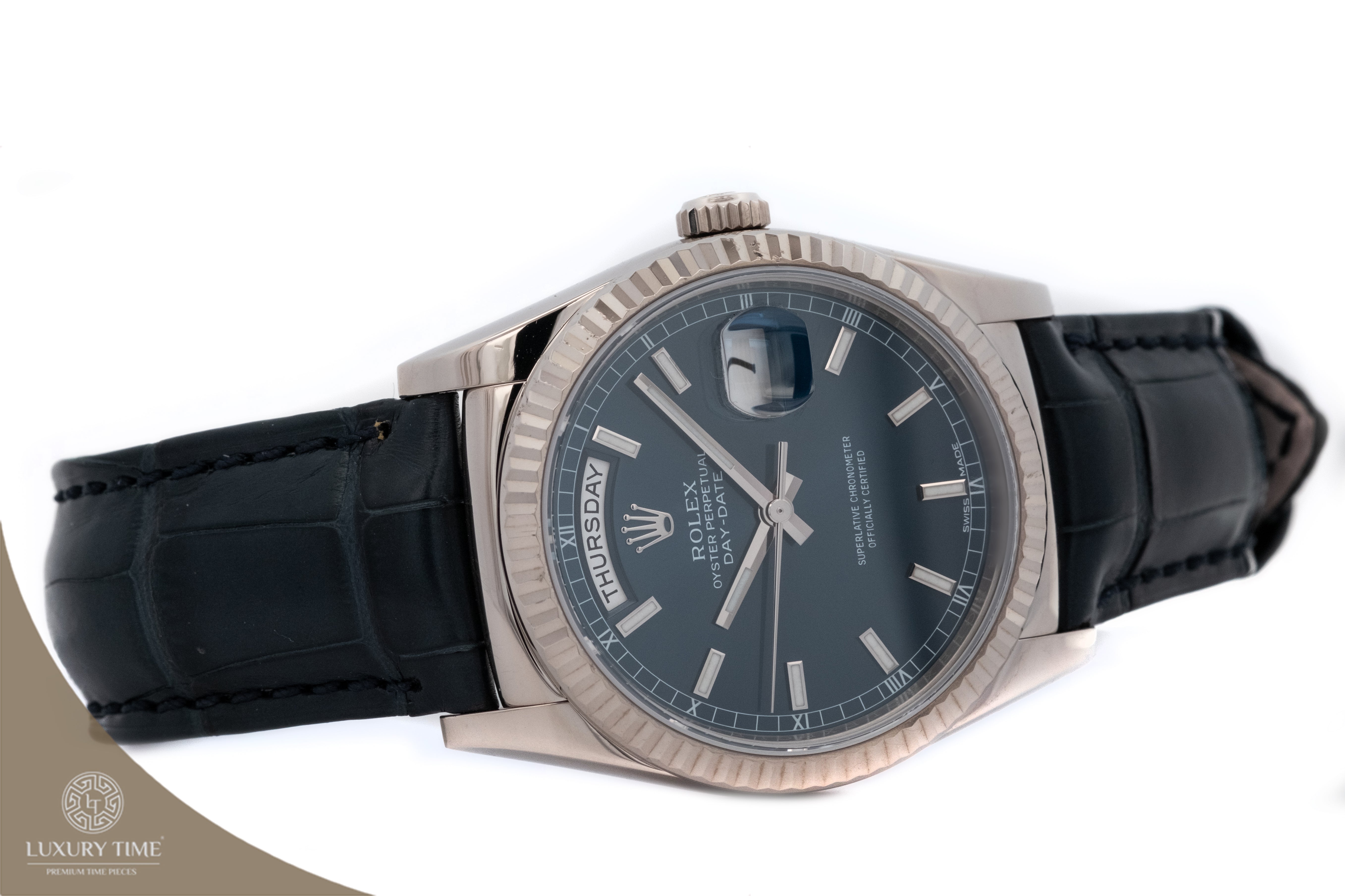 Rolex Day-Date White Gold Men's Watch