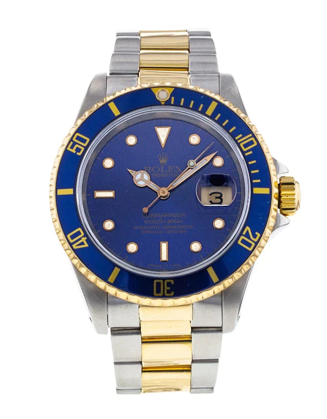Rolex Submariner Stainless Steel & Yellow Gold Men's Watch