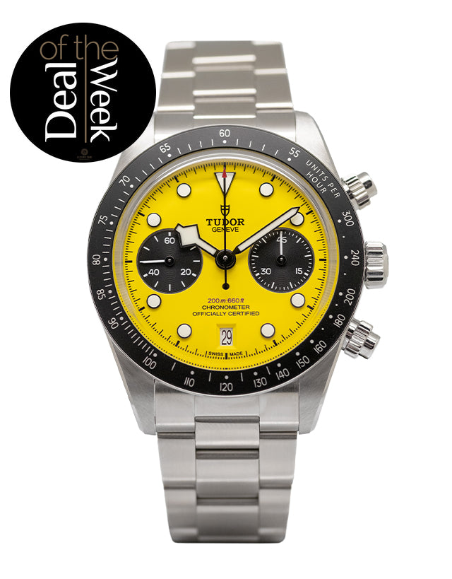 Tudor Black Bay Chrono "Bumblebee" Chronograph 39mm Men's Watch