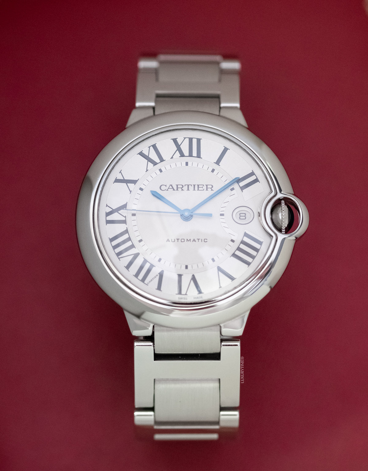 Cartier Ballon Bleu de Silver Opaline Dial Automatic Men's Watch