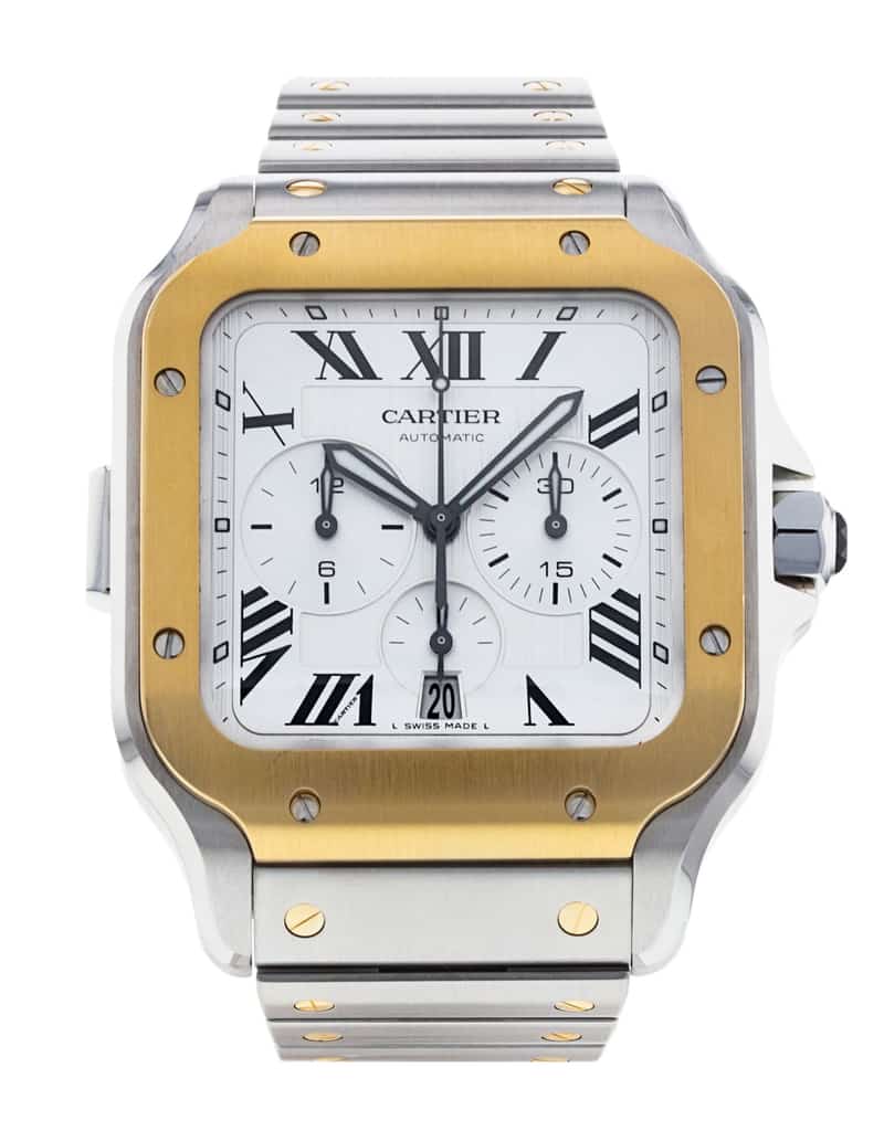 Cartier Santos De Cartier Chronograph Mens Watch