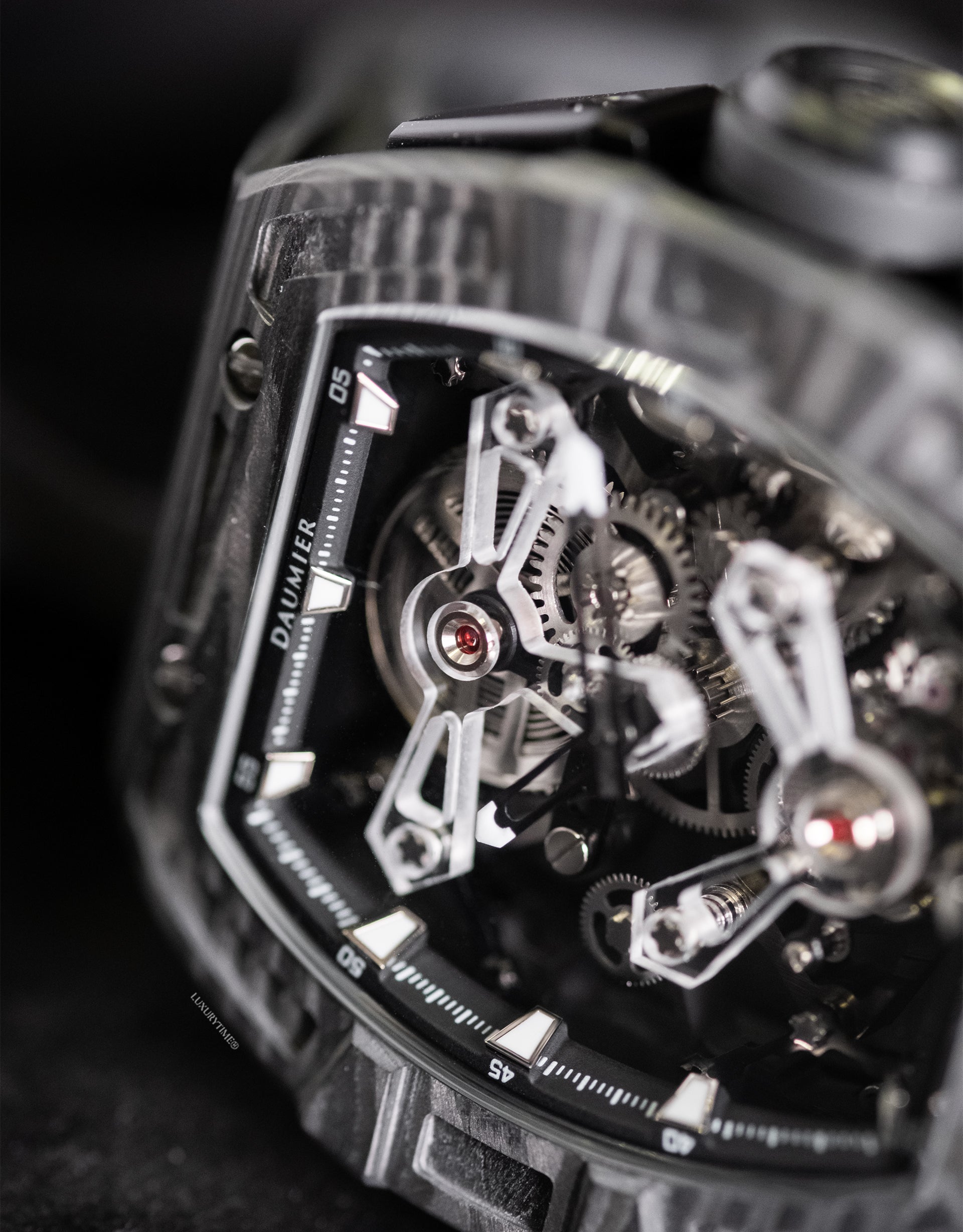 Daumier DM8699F Carbon Fibre Tourbillon Men's Watch