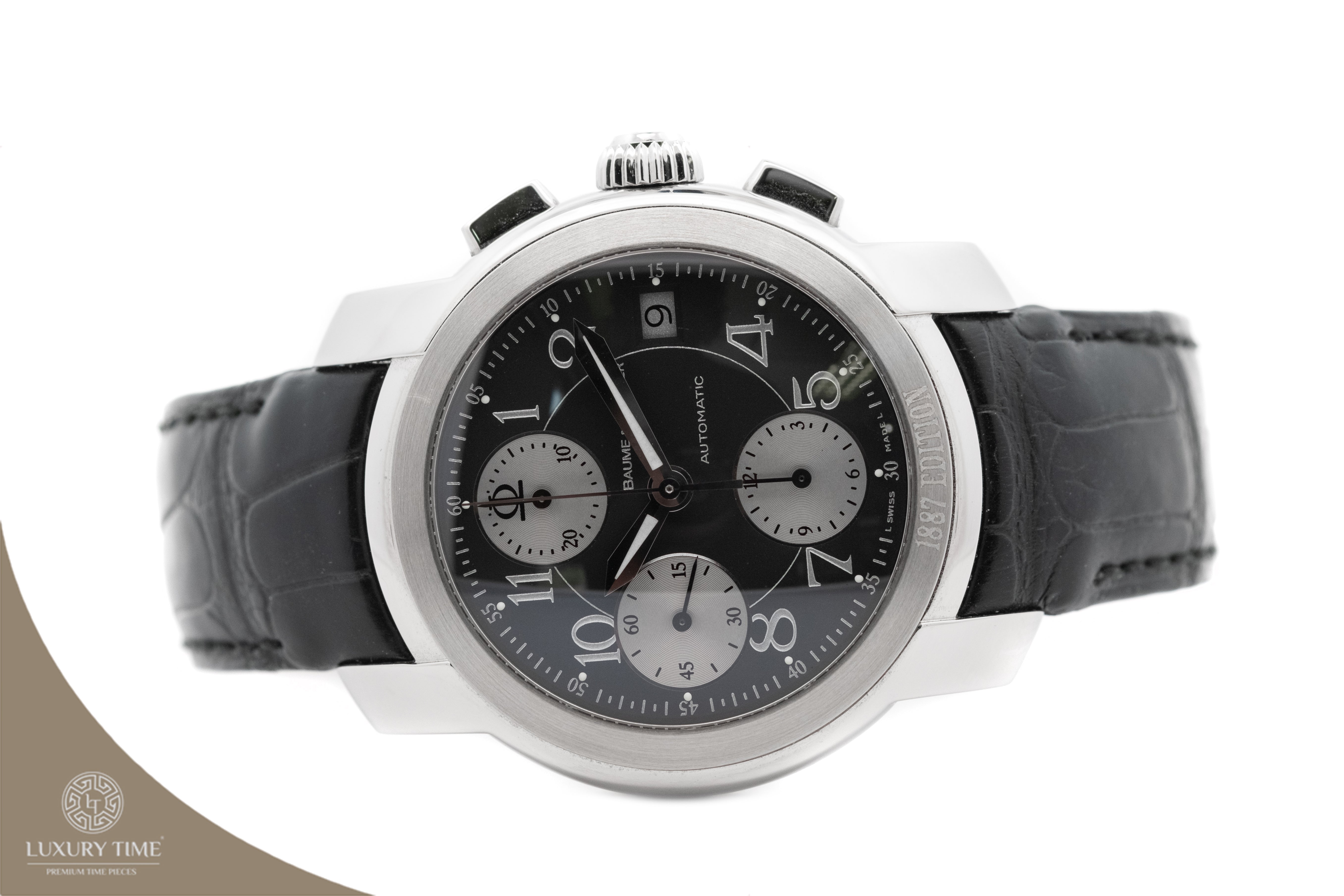 Baume & Mercier Capeland Chronograph Automatic Black Dial Men's Watch