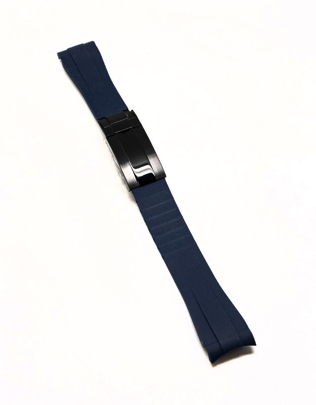 Blue Rubber Omega x Swatch Moonwatch Strap