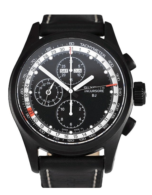 Glycine Incursore Black Jack Men's Watch