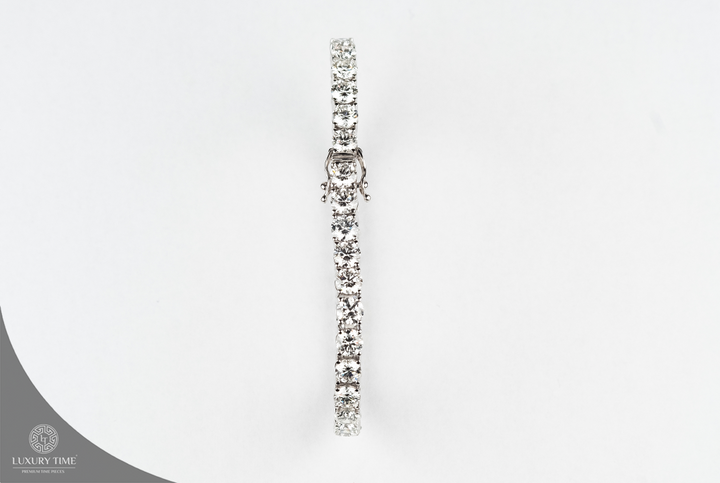 13.5CT TOTAL WEIGHT 18CT White Gold Tennis Bracelet - Lab Grown Diamonds