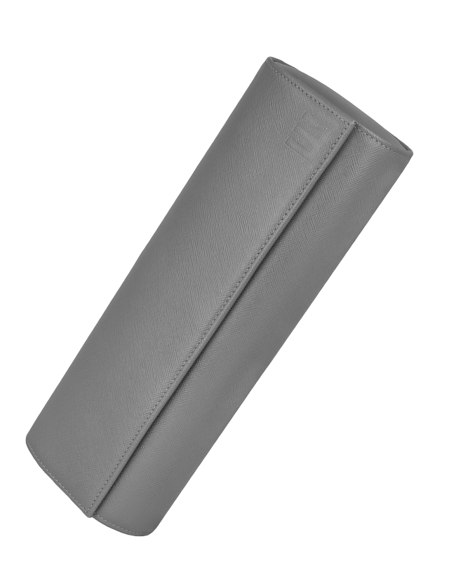 Grey Saffiano Watch Roll
