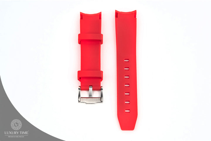 Red Rubber Omega x Swatch Moonwatch Strap