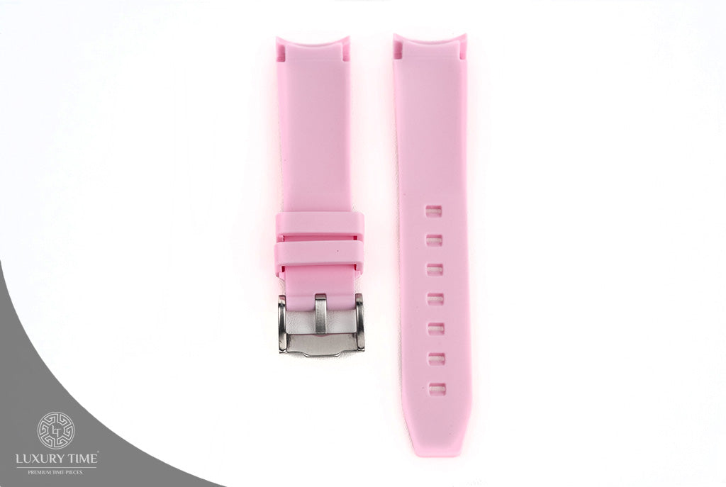 Pink Rubber Omega x Swatch Moonwatch Strap