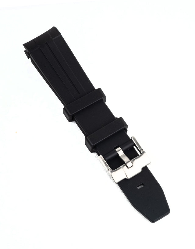 Black Rubber Omega x Swatch Moonwatch Strap