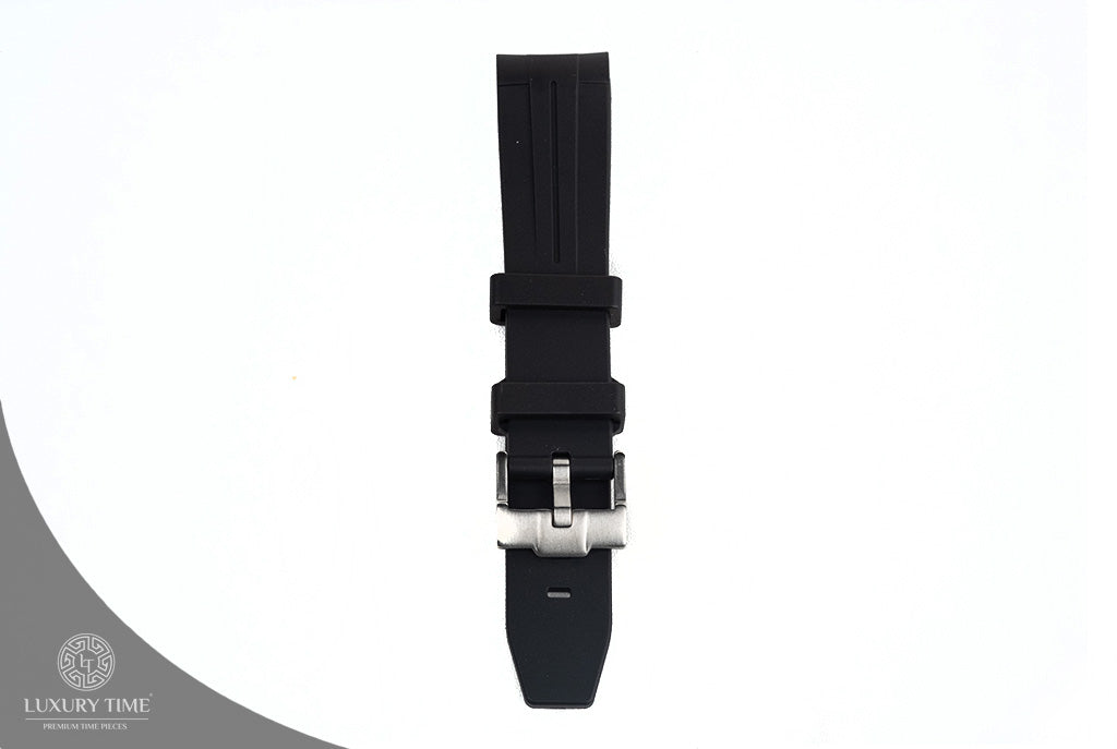 Black Rubber Omega x Swatch Moonwatch Strap